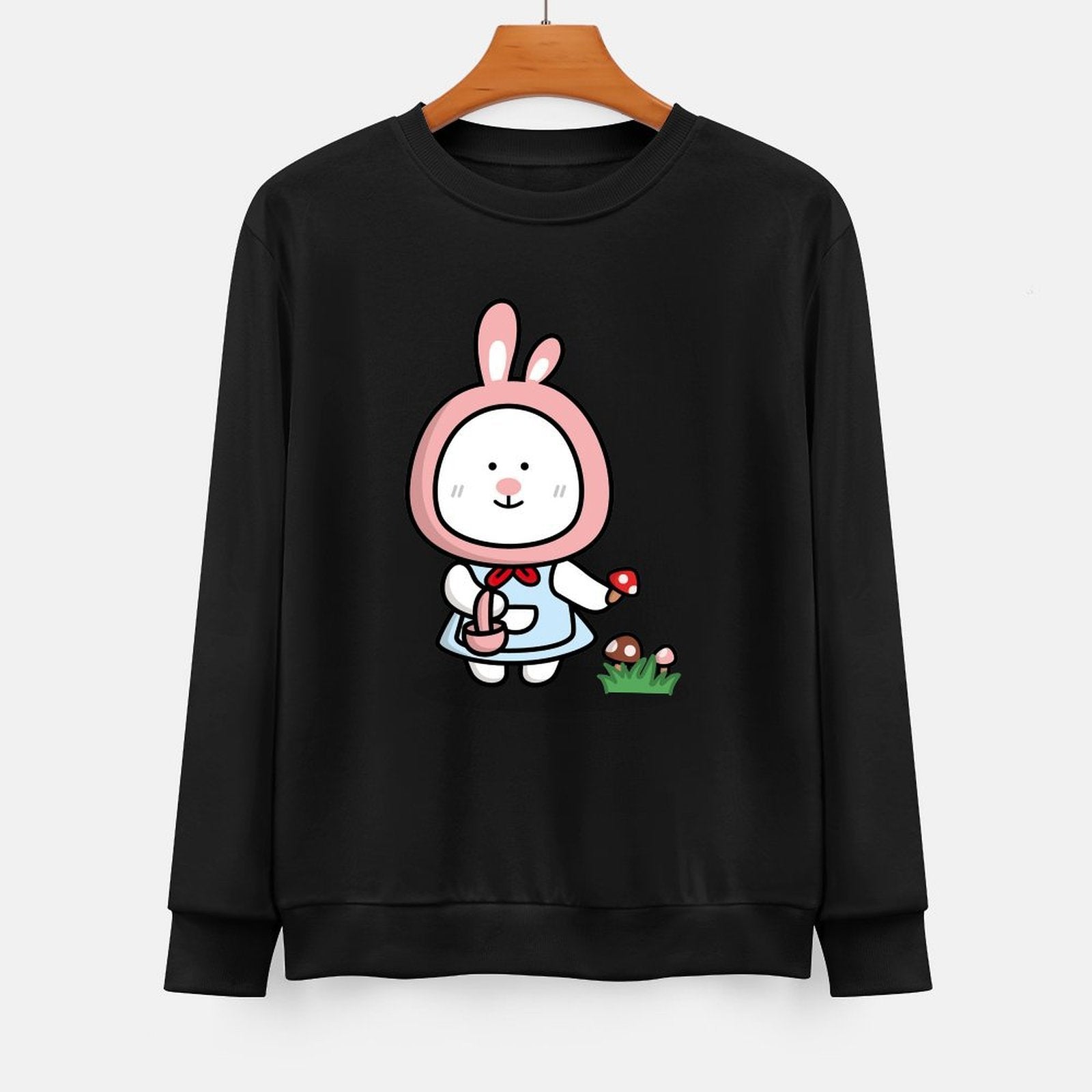 Front Patterned Long Sleeve TopSoftstyle ClassicFit